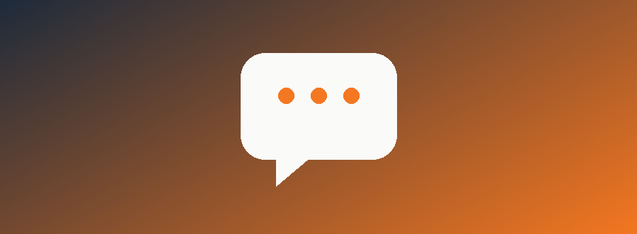 Chat bubble icon representing AI chatbots