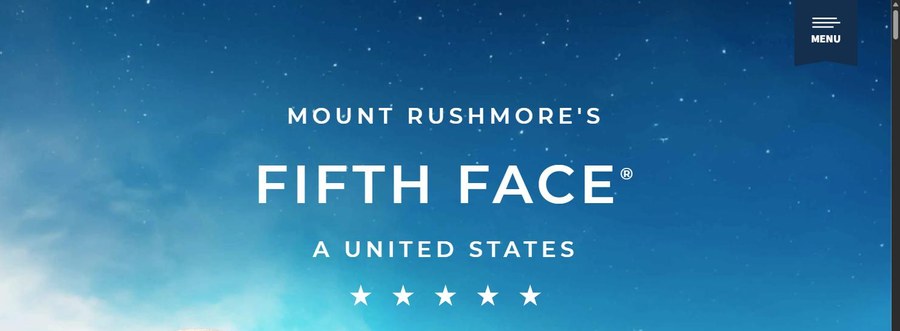 Screenshot of the Fifth Face website