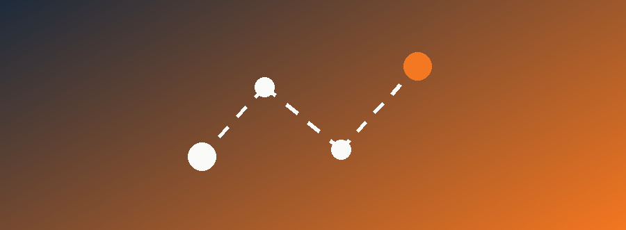 Route and map-pin icon representing a digital transformation roadmap