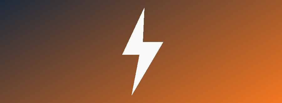 Lightning bolt icon representing faster AI-accelerated development
