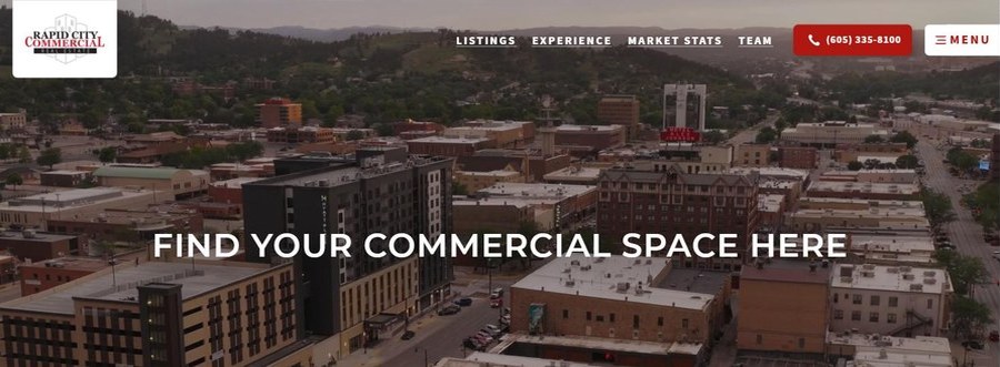 Screenshot of the Rapid City Commercial website