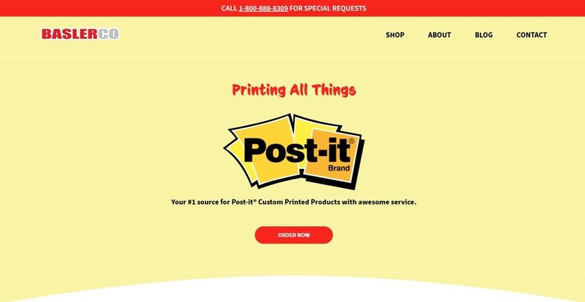 Basler Co. website preview