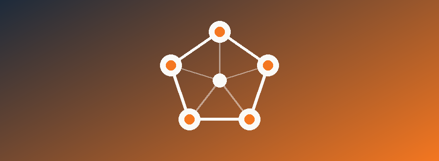 Connected nodes icon representing systems integration
