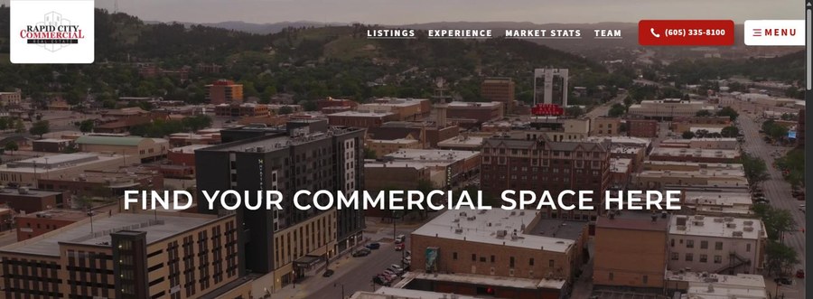 Screenshot of the Rapid City Commercial website