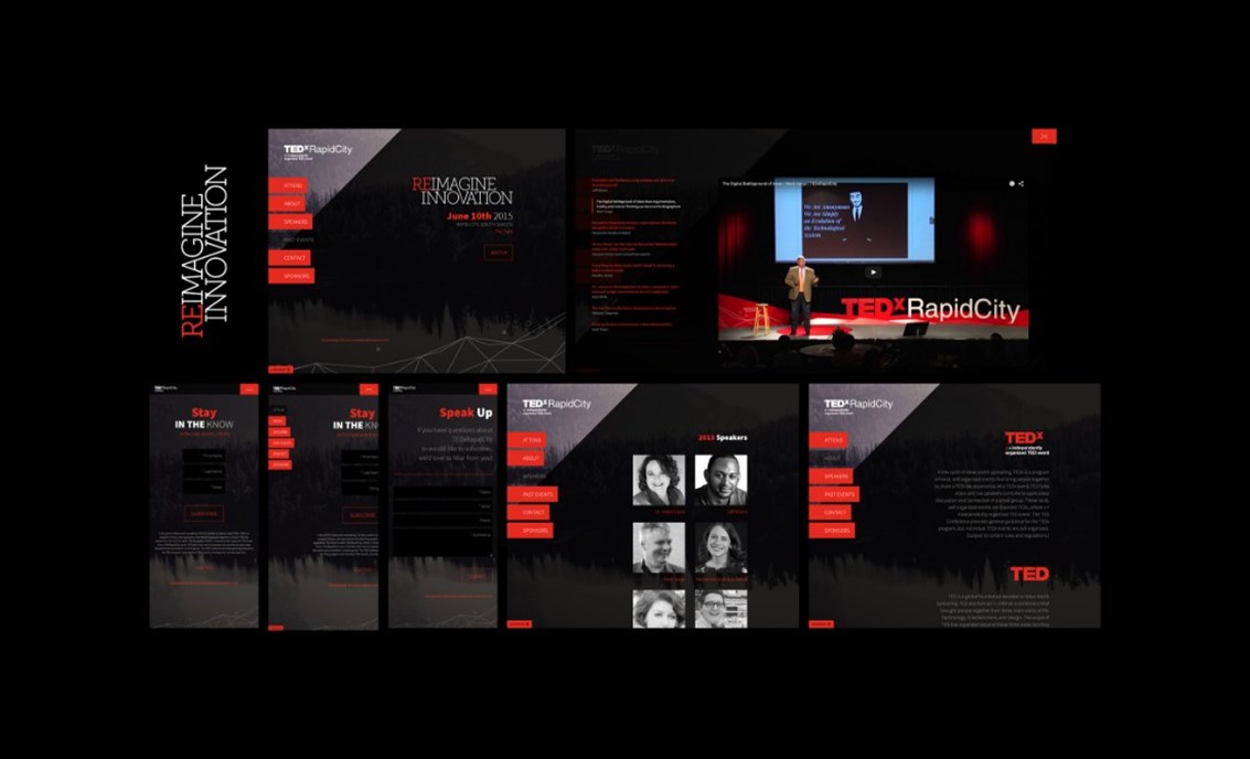 TEDx Rapid City Website and Branding
